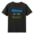 thumbnail image 1 of Mordecai and the Rigbys T-shirt Crewneck Short Sleeve Cotton Tee Women Men Streetwear Tops, 1 of 3