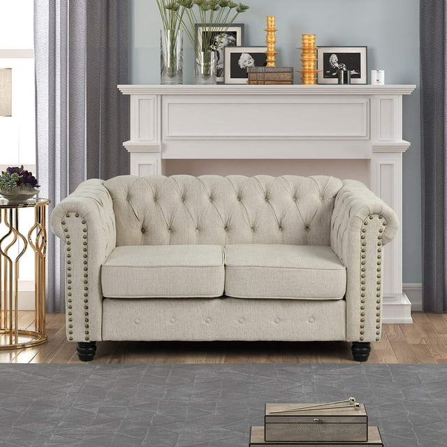 Morden Fort Contemporary Couches for Living Room Furniture Tufted