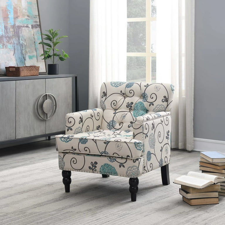 Tafton floral club accent chair sale