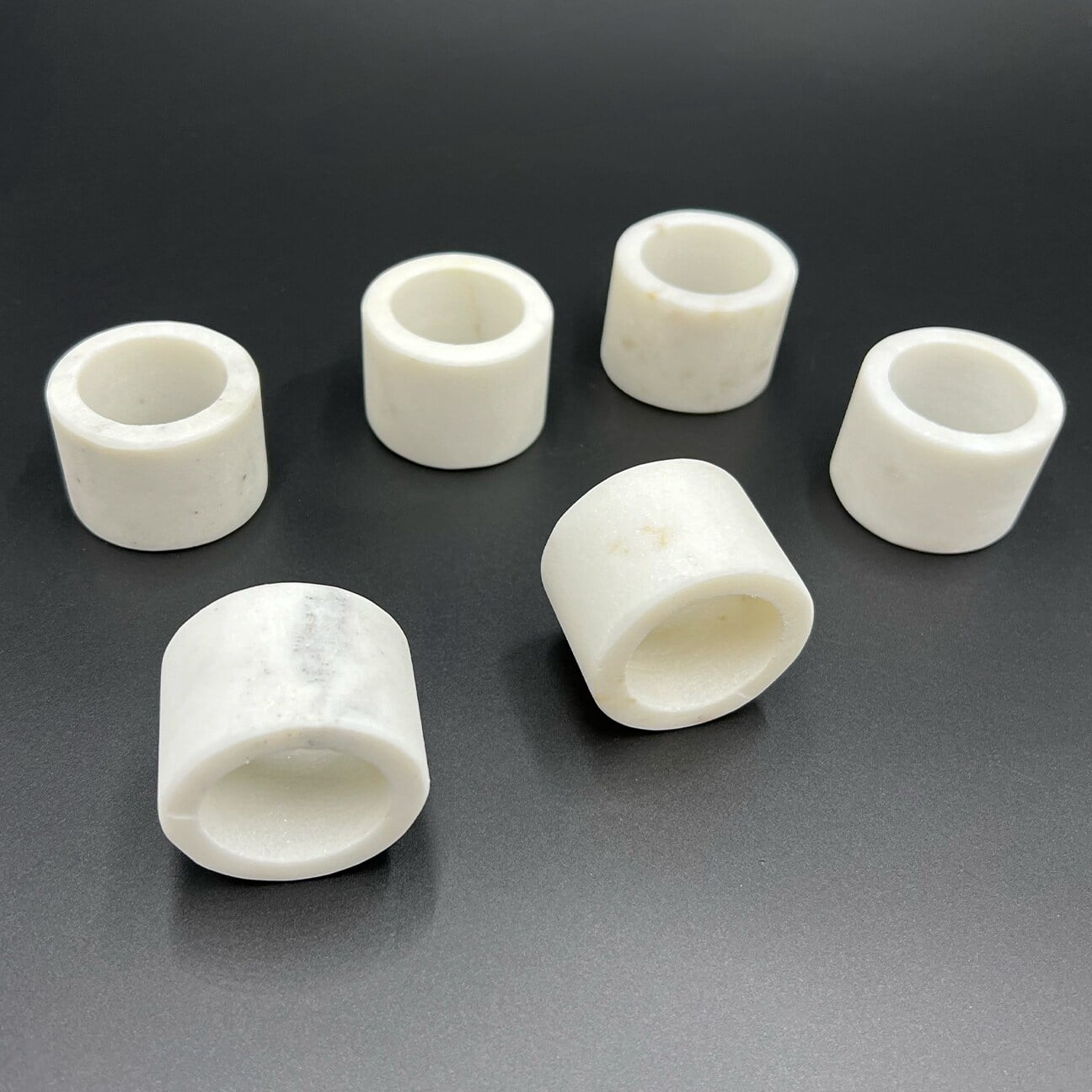 CastelloUSA Marble Napkin Rings