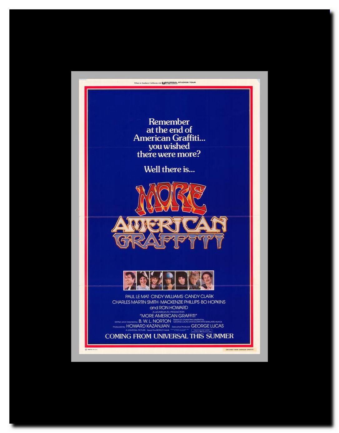 More American Graffiti Framed Movie Poster