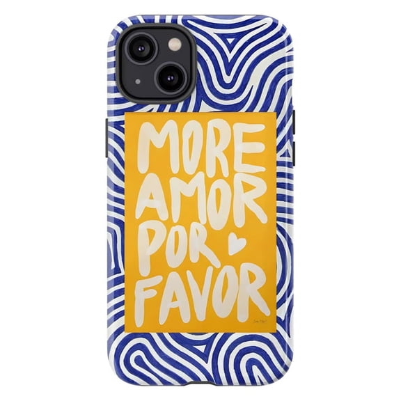 More Amor Por Favor Phone Case, Spanish Love Quote Typography Phone Cover for iPhone 17 16 15 14 13 12 11 Pro Plus Mini