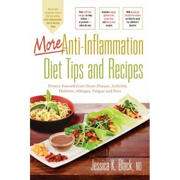 Pre-Owned More Anti-Inflammation Diet Tips and Recipes: Protect Yourself from Heart Disease, Arthritis, Diabetes, Allergies, Fatigue and Pain (Paperback) 0897936213 9780897936217