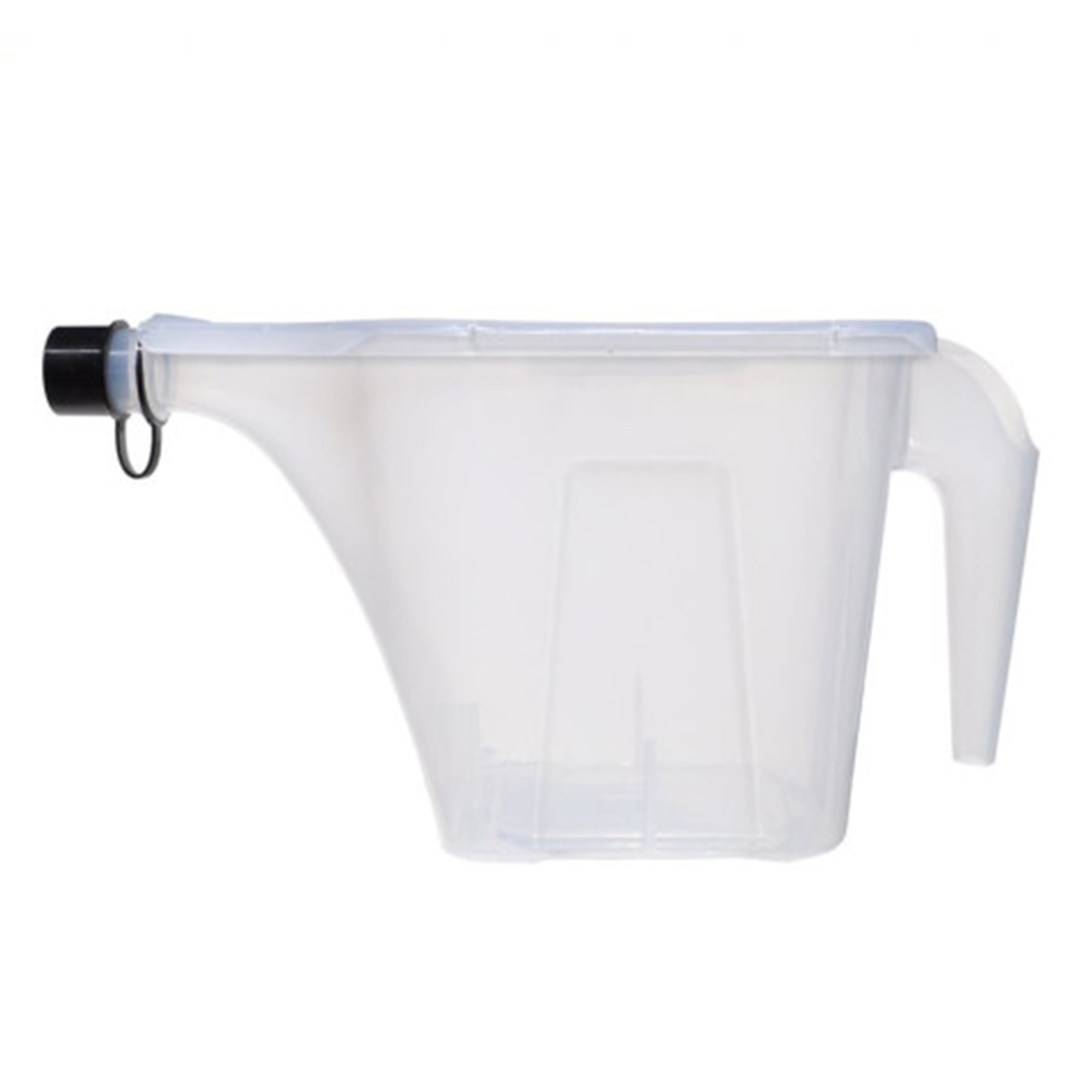 Clear Plastic 5 lb Bird Seed Storage Tote with Attached Cover