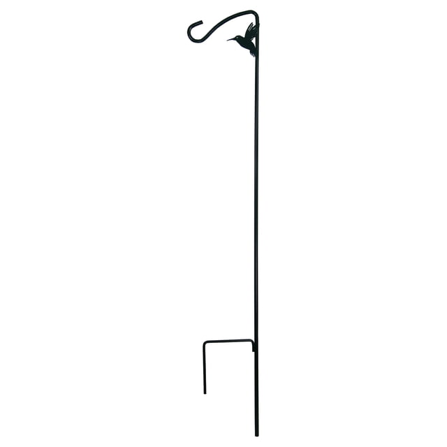 Bird Protective Windows More Birds 42-inch Ground Pole Hummingbird Hanger, Window Hang Black ...