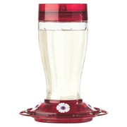 More Birds Bird Health+ Big Gulp Hummingbird Feeder, Glass Hummingbird Feeders for Outdoors, 5 Feeding Stations, 40 Ounces