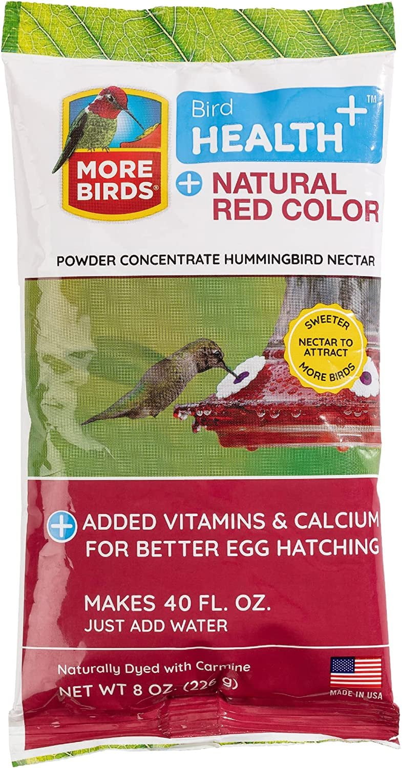 More Birds Bird Health+ Hummingbird Powder Nectar Concentrate, No