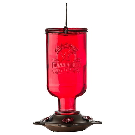 More Birds Elixir Hummingbird Feeder - 13 oz. capacity