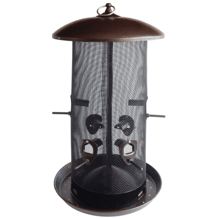 More Birds Giant Combo Screen Bird Feeder,10 lb Capacity, Brown