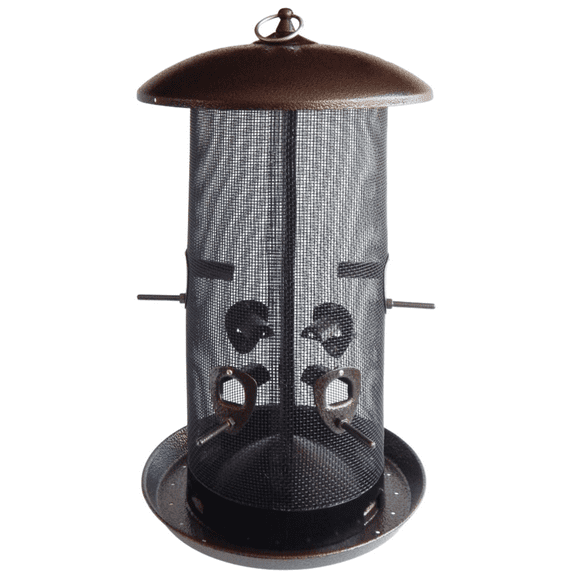 More Birds Giant Combo Screen Bird Feeder,10 lb Capacity, Brown