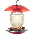 thumbnail image 1 of More Birds Jubilee Glass Bottle Hummingbird Feeder, 20 oz Nectar Capacity, Clear, 1 of 13