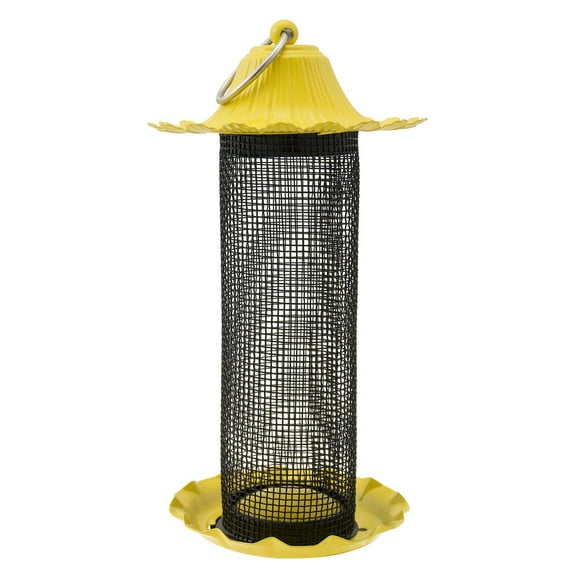 More Birds Little-Bit Finch Screen Bird Feeder, Wild Bird Feeder, .6 lb Seed Capacity
