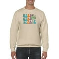thumbnail image 1 of More Boos Please Groovy Style Sweatshirt Men -Image by Shutterstock, Male Large, 1 of 4
