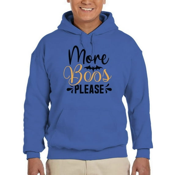 More Boos Please Hoodie Men -Image by Shutterstock, Male x-Large