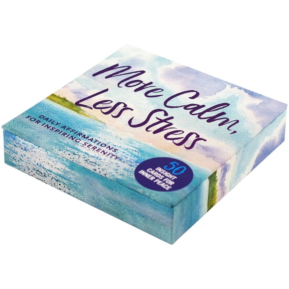 More Calm, Less Stress Insight Cards (Deck of 50 Relaxation Cards) (Other)