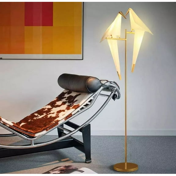 More Change Creative Bird LED Nordic Origami Floor Light Living Room Bedroom Bedside Lamp