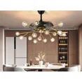 thumbnail image 1 of More Change Modern Sputnik Chandelier 15-Light 42" Crystal Ceiling Fan Retractable w/Remote, 1 of 13