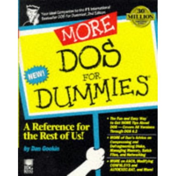 Pre-Owned More DOS for Dummies (Paperback) 1568840462 9781568840468