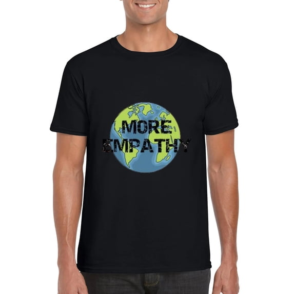 More Empathy Kindness Compassion Understanding Human Aware T-Shirt, for men & women, up to size 5XL