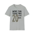 thumbnail image 1 of More Fun Than Two Twenty Years Old, Gildan Unisex Shirt, Graphic Tee, S-3XL, 1 of 3