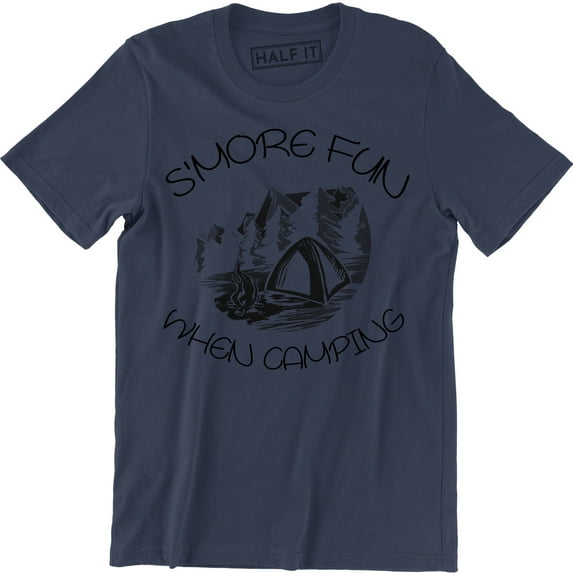 More Fun When Camping - Fun Camper Outdoor Men's T-Shirt
