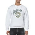 thumbnail image 1 of More Glamour - Starry Sparkle Retro Emoji Graphic Men's Sweatshirt, 1 of 4