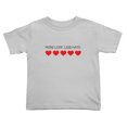 thumbnail image 1 of More Love Less Hate Cute Toddler Tshirts for Boys Girls (Gray, Youth M), 1 of 5