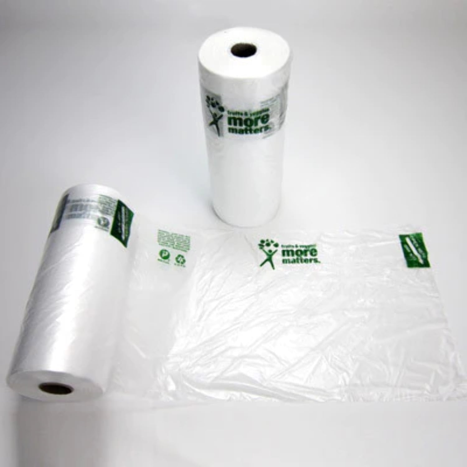 More Matters Plastic Produce Bag Rolls 12 x 20