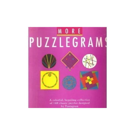 Pre-Owned More Puzzlegrams: A Colorful Beguiling Collection of 148 More Classic Puzzles Designed by Pentagram Paperback