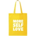 thumbnail image 1 of More Self Love Cotton Canvas Tote Bag, 1 of 1