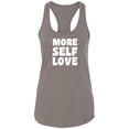 thumbnail image 1 of More Self Love Racerback Tank, 1 of 2