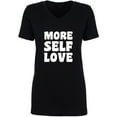 thumbnail image 1 of More Self Love Womens V-Neck T-Shirt, 1 of 2