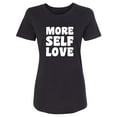 thumbnail image 1 of More Self Love Womens crewneck tee, 1 of 2