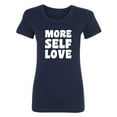 thumbnail image 1 of More Self Love Womens crewneck tee, 1 of 2