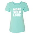thumbnail image 1 of More Self Love Womens crewneck tee, 1 of 3