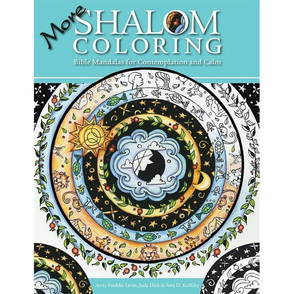 More Shalom Coloring: Bible Designs for Contemplation and Calm, (Paperback)