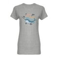 thumbnail image 1 of More Than All Narwhals Shaped T-Shirt Women -Image by Shutterstock, Female Small, 1 of 2