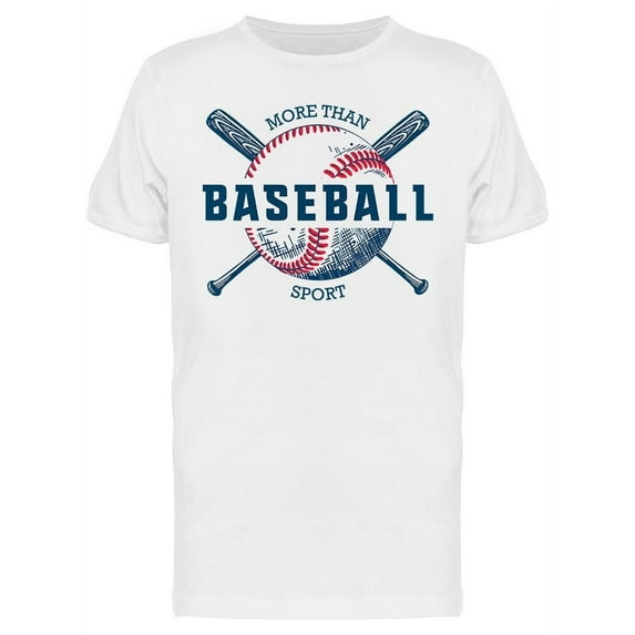 More Than Baseball. Poster T-Shirt Men -Image by Shutterstock, Male Small