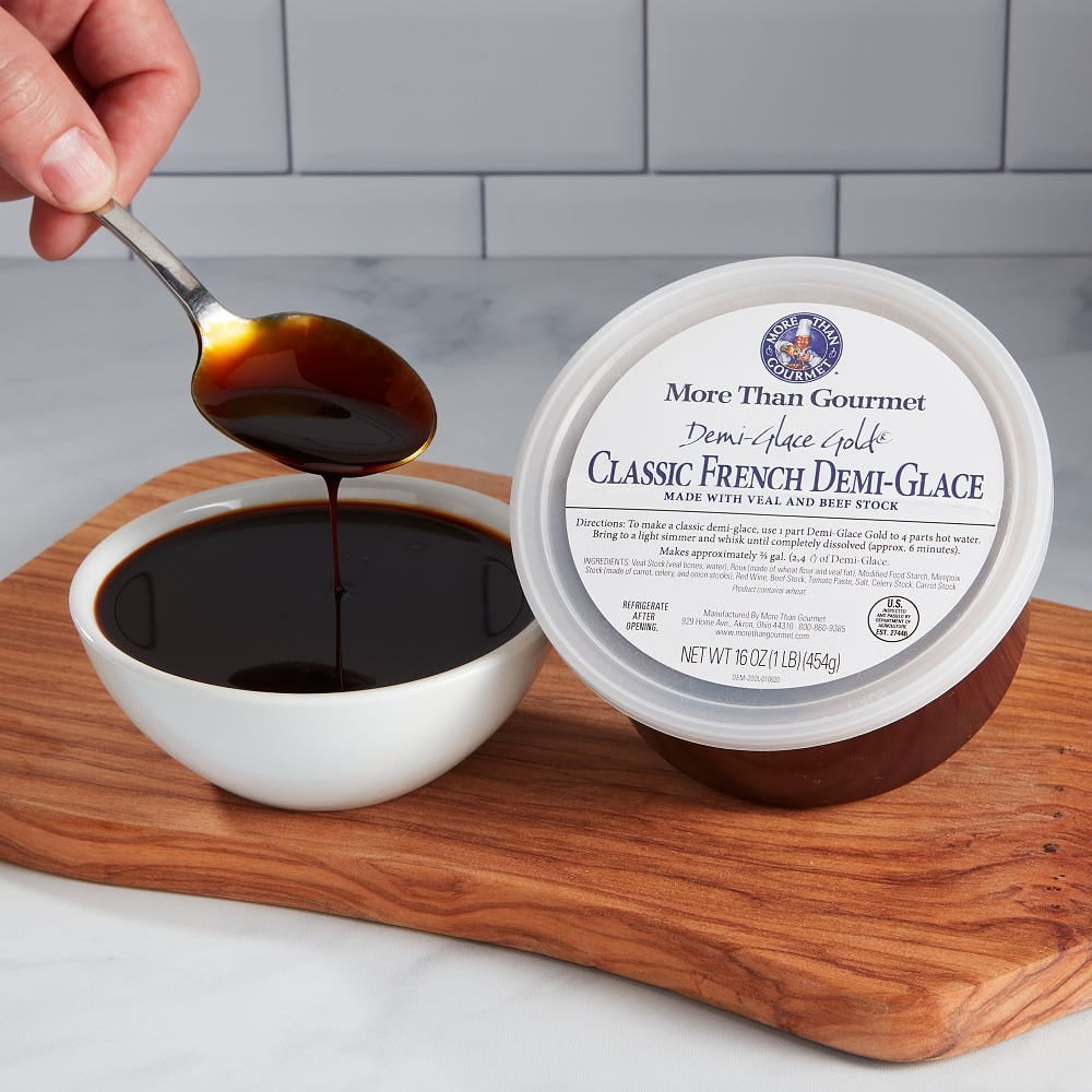 More Than Gourmet Veal and Beef Demi Glace, 1 lb, 4 Pack
