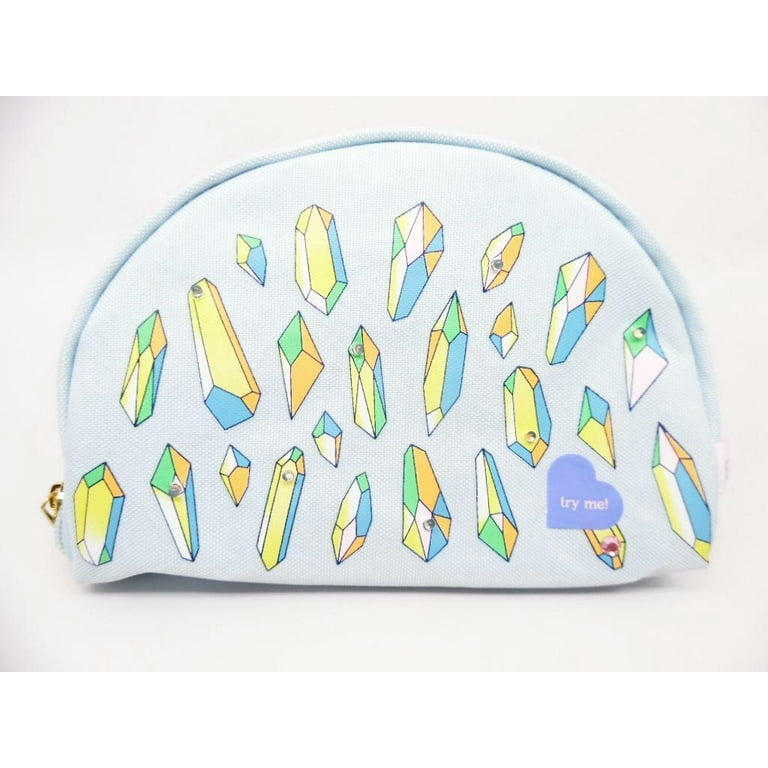 More Than Magic LED Light Up Cute Gems Girl s Zipper Pencil Pouch for Ages 3