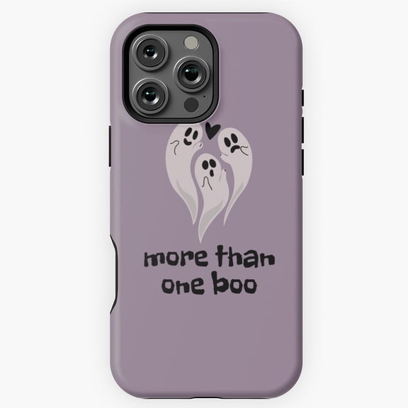 More Than One Boo Spooky Polyamorous Phone Case for iPhone 16 15 14 13 12 11 Pro Max M5911581