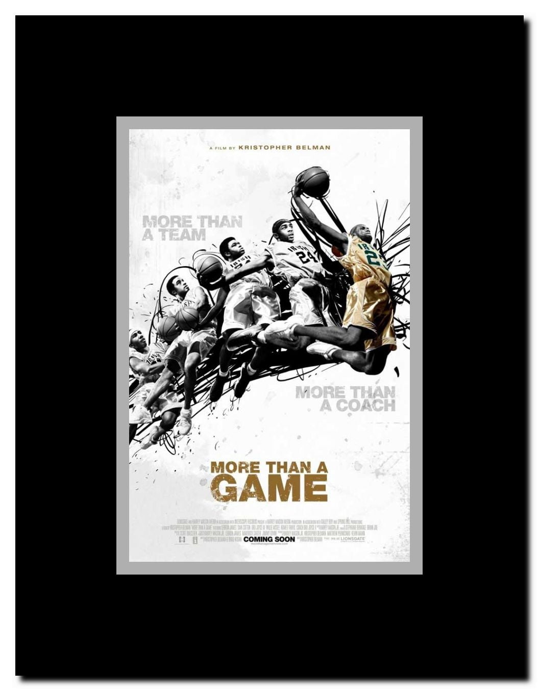 More Than a Game Framed Movie Poster