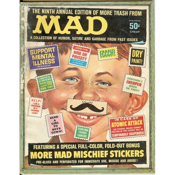 More Trash from MAD Magazine #9 (POOR Condition)
