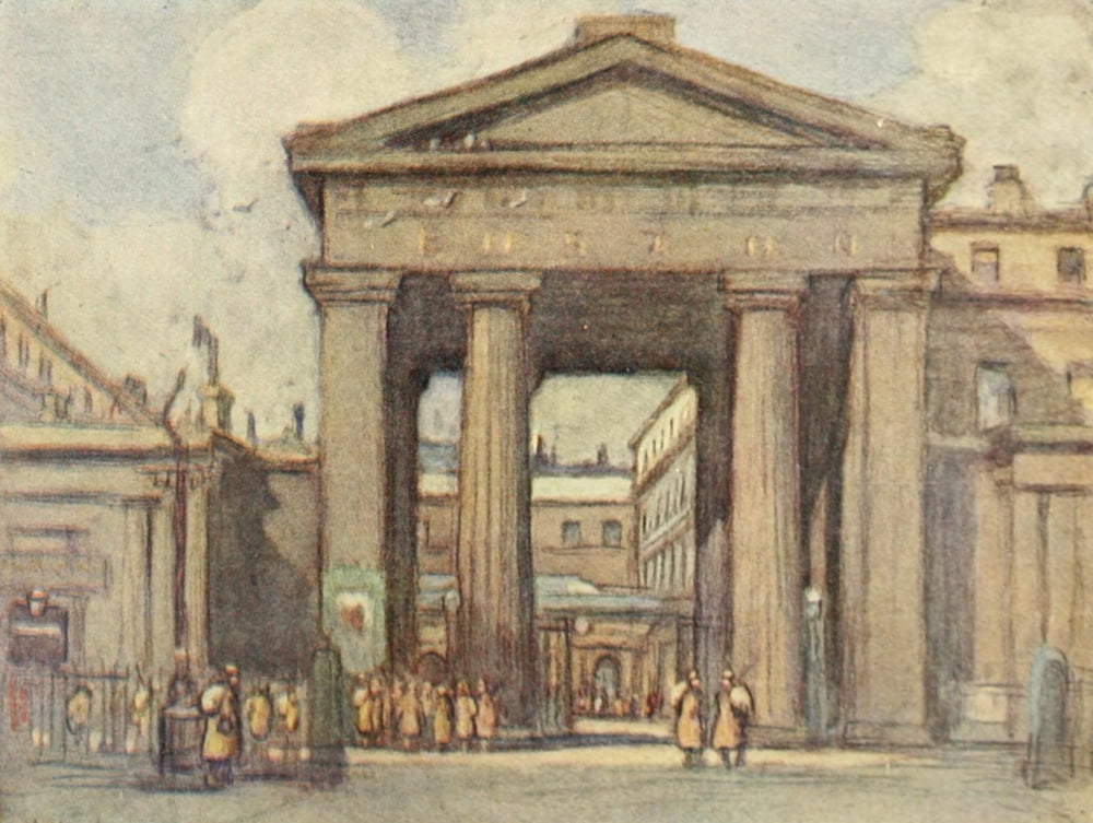 More Wanderings in London 1916 Euston Station Canvas Art - Horace Livens (18 x 24)