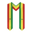 thumbnail image 1 of More design Graduation shawl Senegal Flag & United States Flag Stole Sash Honor Study Aboard International Students, 1 of 11