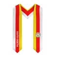 thumbnail image 1 of More design Graduation shawl South Ossetia Flag & United States Flag Stole Sash Honor Study Aboard International Students, 1 of 9