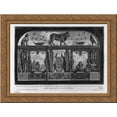 thumbnail image 1 of More insight into the workshop in the following table 24x20 Gold Ornate Wood Framed Canvas Art by Piranesi, Giovanni Battista, 1 of 2