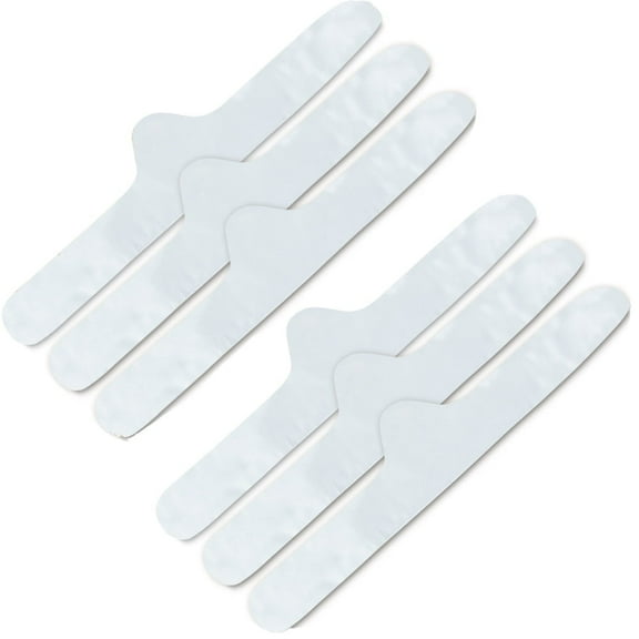 More of Me to Love Bamboo-Cotton Bra Liner – White, 6-pack, XX-Large – Sweat-Wicking & Antibacterial