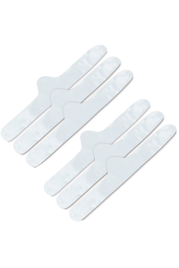 Bamboo-Cotton Bra Liner White, 6-pack, XX-Large Sweat-Wicking & Antibacterial