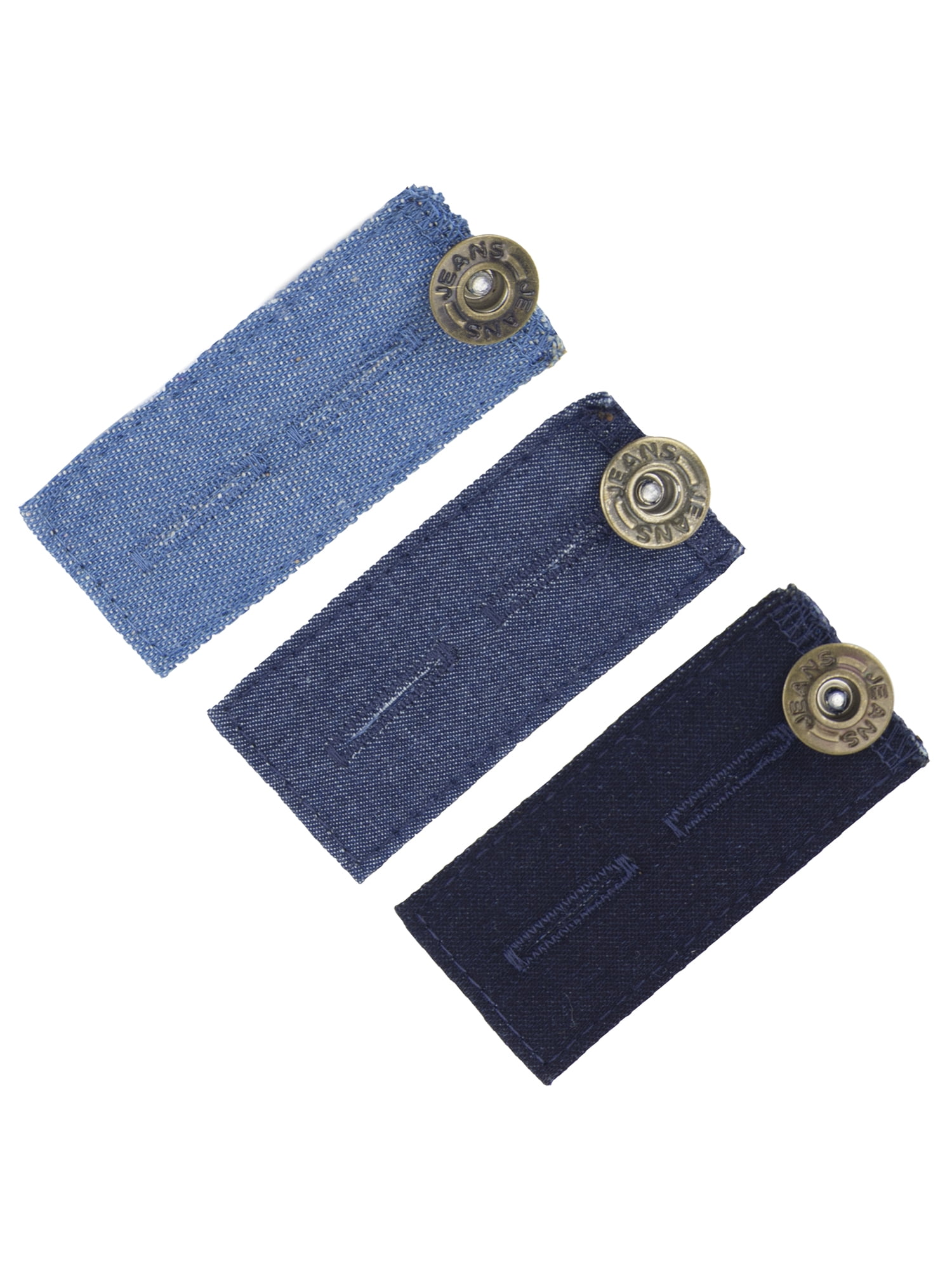 More of Me to Love Denim Jeans Pants Waistband Extender 3-Pack Set 